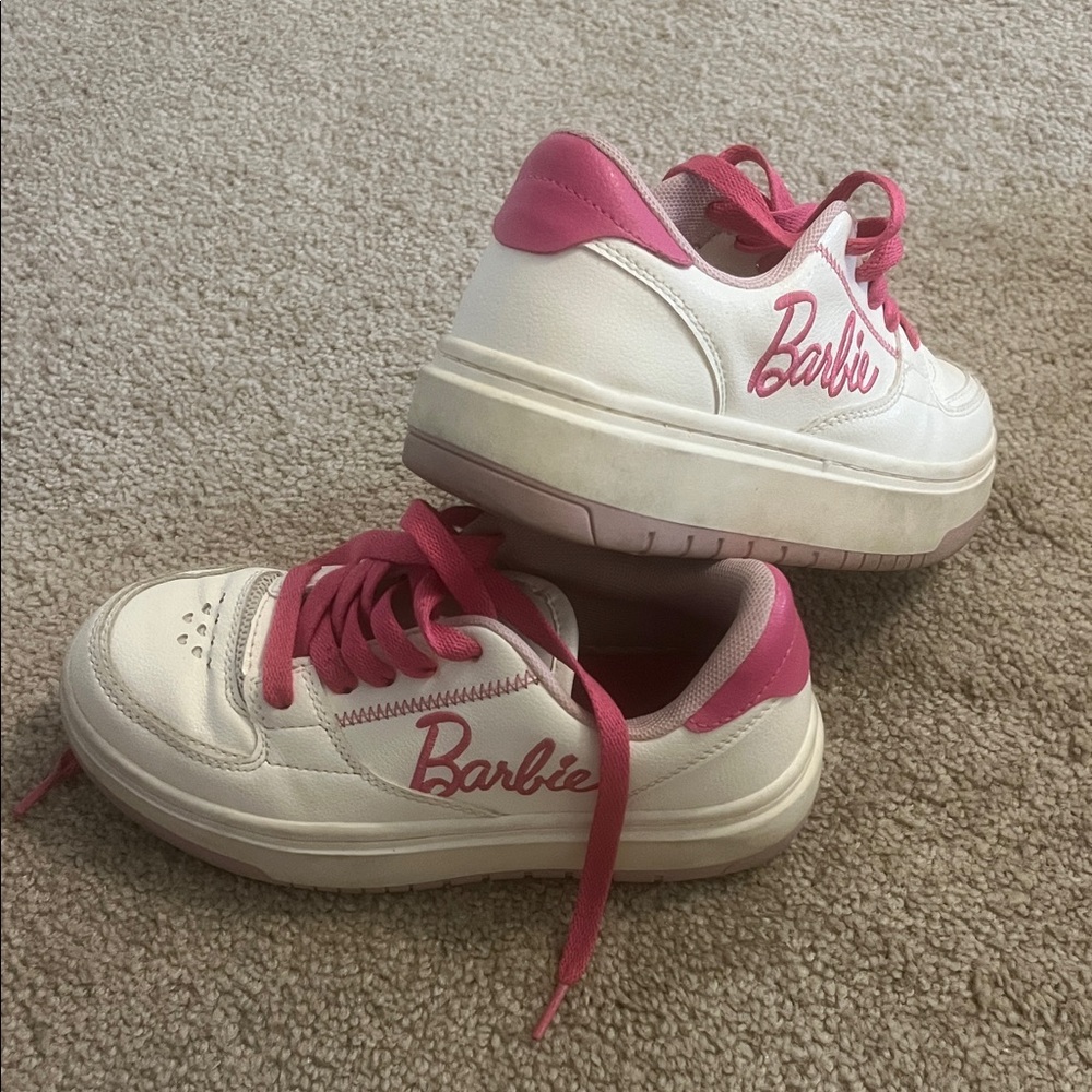 Barbie Pink and White Casual Sneakers
